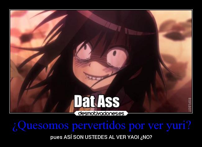 ¿Quesomos pervertidos por ver yuri? -