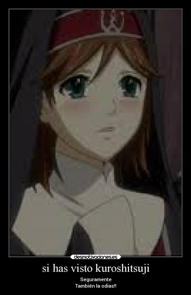 si has visto kuroshitsuji -