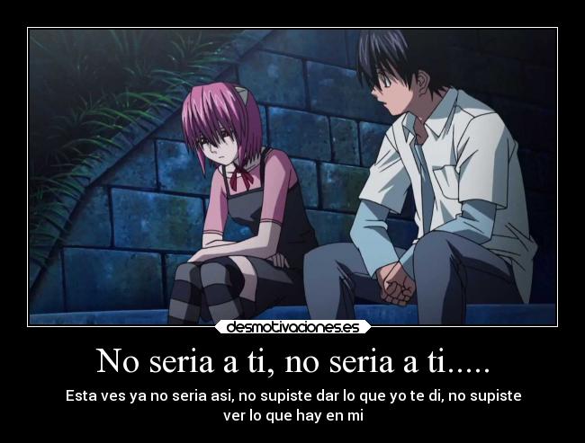 carteles anime elfen lied escena final desmotivaciones