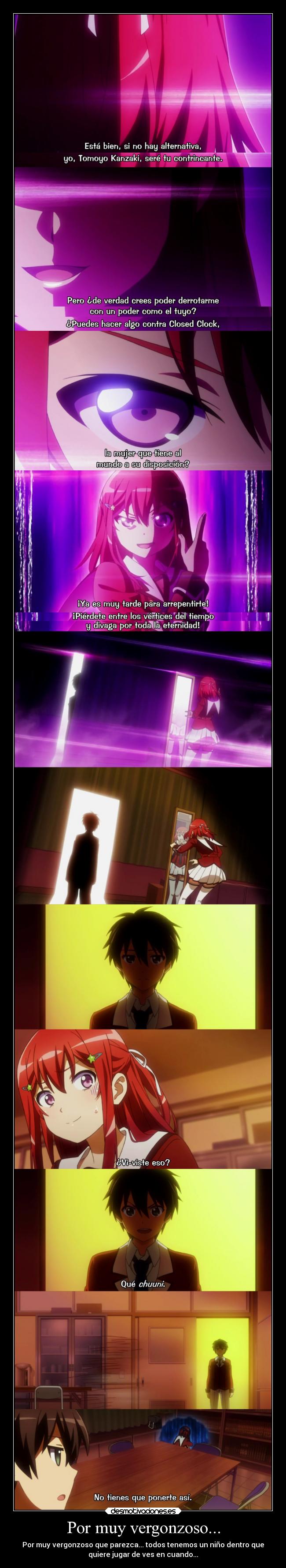 carteles anime infantil jugar chuuni ino batoru nichijo kei naka jurai ando tomoyo kanzaki desmotivaciones