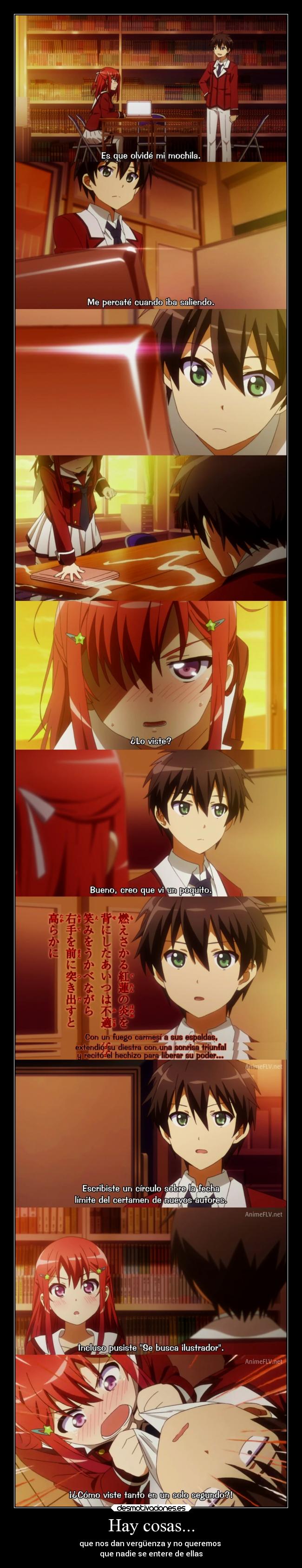 carteles anime ino batoru nichijo kei naka jurai ando tomoyo kanzaki desmotivaciones