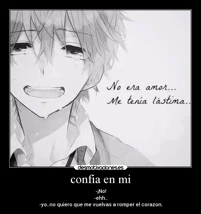 confia en mi -