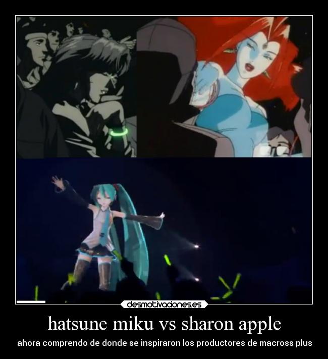 hatsune miku vs sharon apple - 