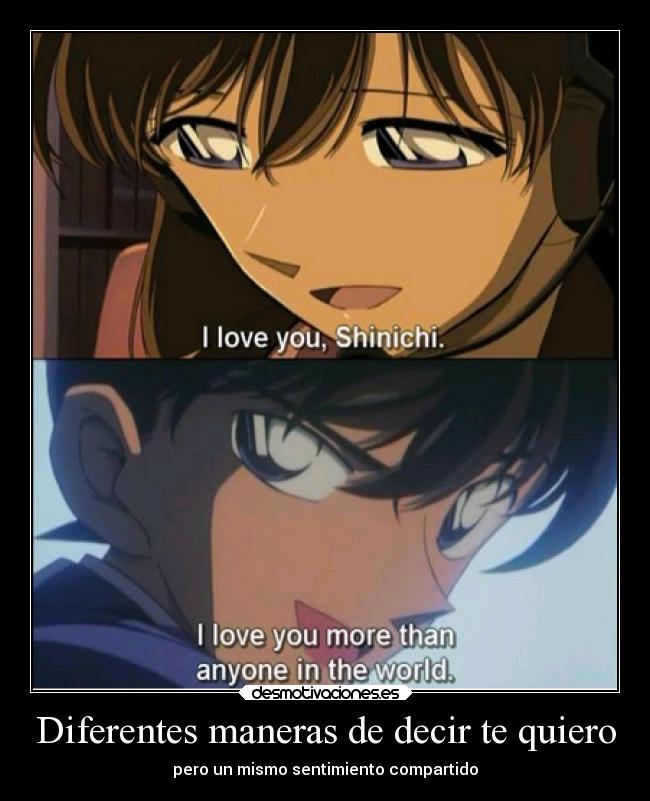 Diferentes maneras de decir te quiero -