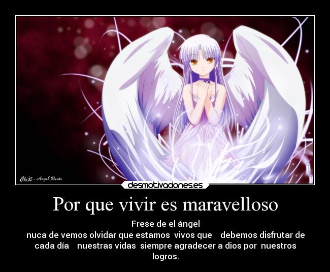 Por que vivir es maravelloso -