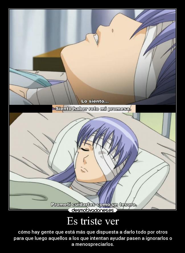 Es triste ver -
