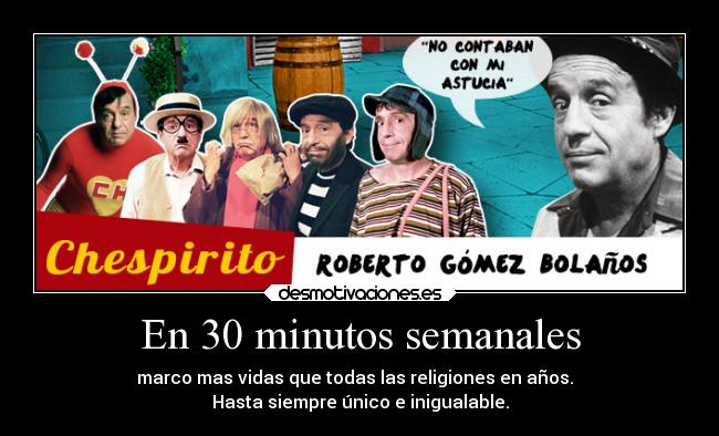 En 30 minutos semanales -