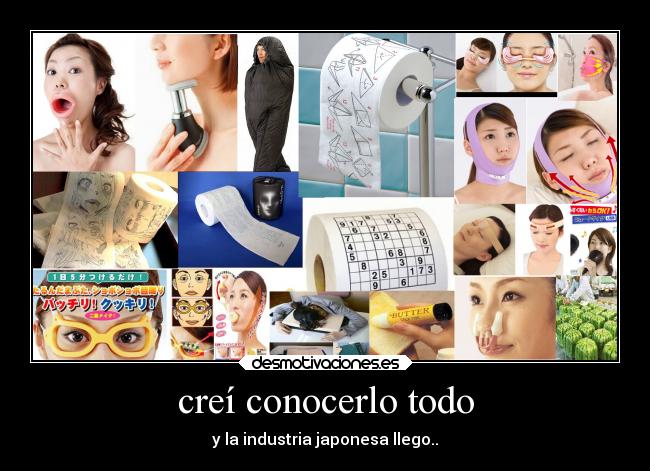 creí conocerlo todo -