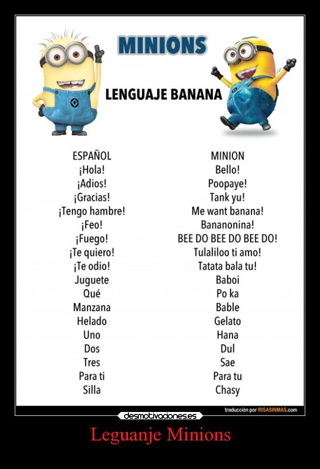 Leguanje Minions - 