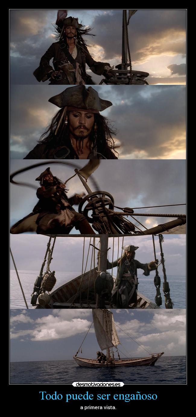 carteles cine pelicula jack sparrow desmotivaciones