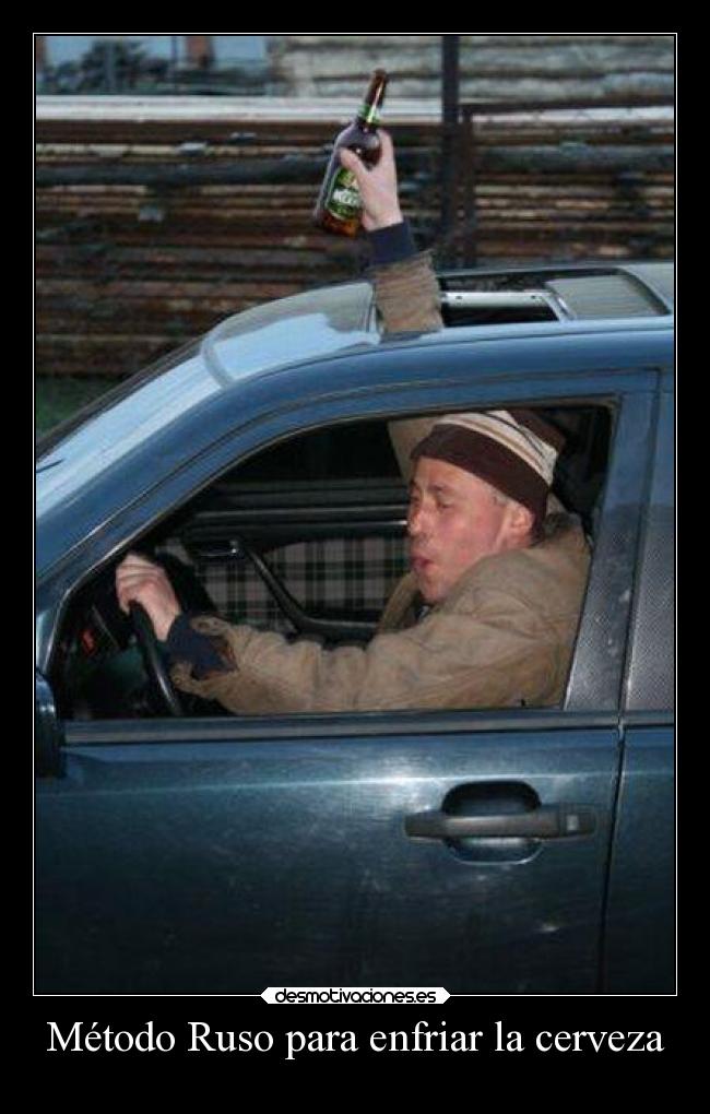 Método Ruso para enfriar la cerveza -
