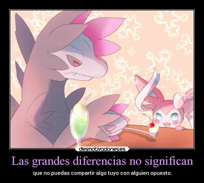 Las grandes diferencias no significan -
