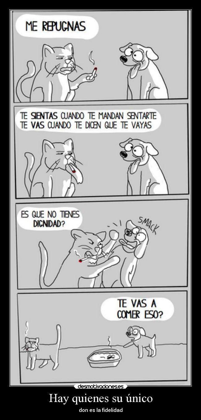 Hay quienes su único - don es la fidelidad