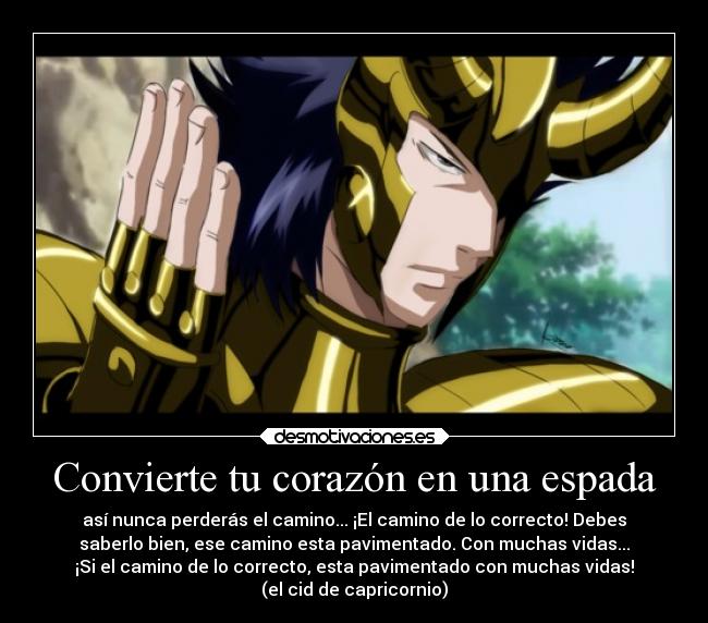 Convierte tu corazón en una espada -