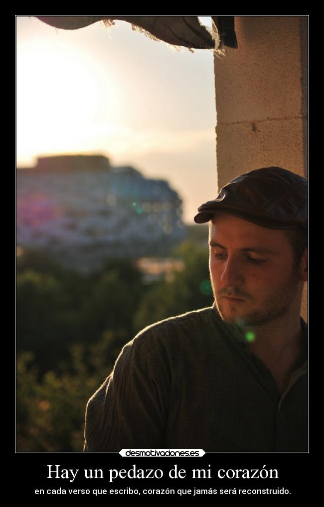 Hay un pedazo de mi corazón -