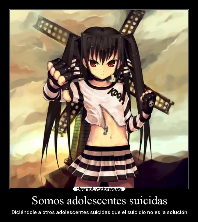 Somos adolescentes suicidas -