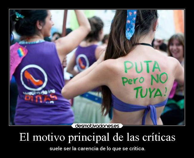 El motivo principal de las críticas - 