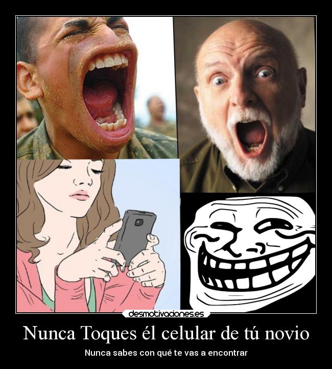 Nunca Toques él celular de tú novio - Nunca sabes con qué te vas a encontrar