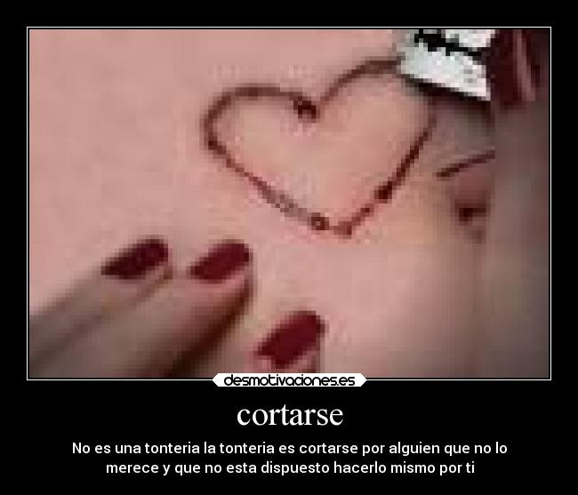 cortarse -