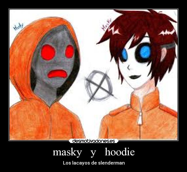 masky y hoodie -