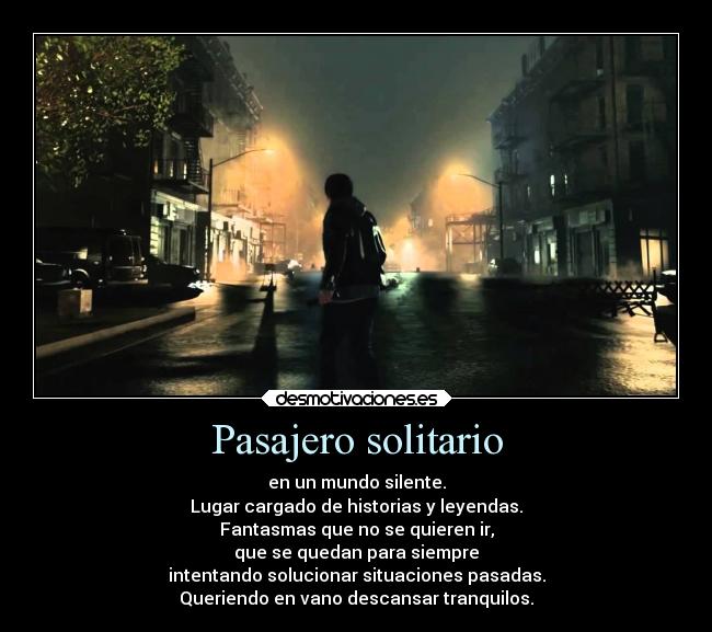 Pasajero solitario - 