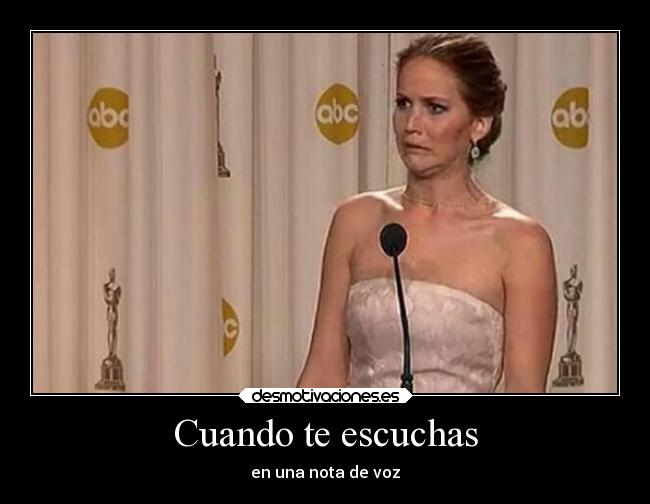 Cuando te escuchas -