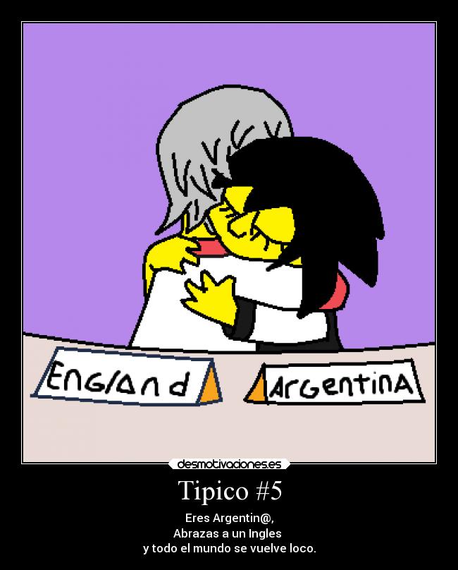 carteles destino abrazos confianza ayuda vida simpsons laurasimpson11 ingleses argentinos lolololol parodia desmotivaciones
