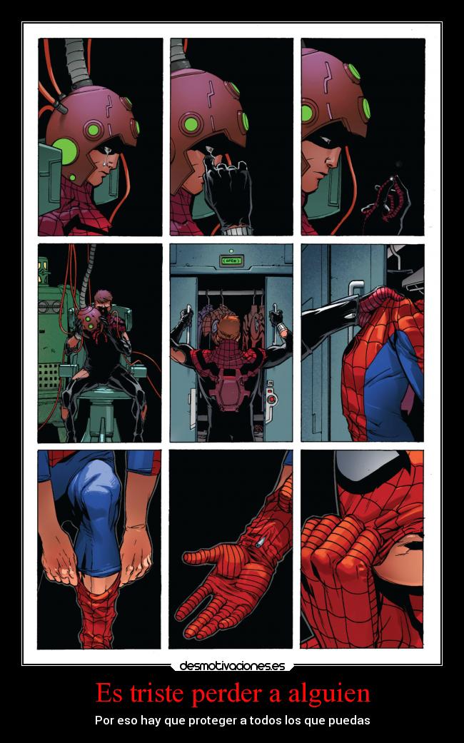 Es triste perder a alguien -