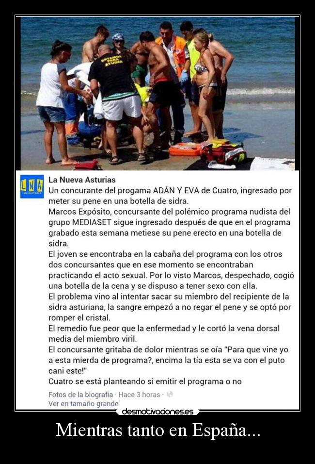 Mientras tanto en España... -