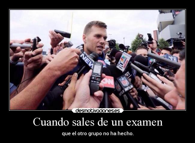 Cuando sales de un examen - 