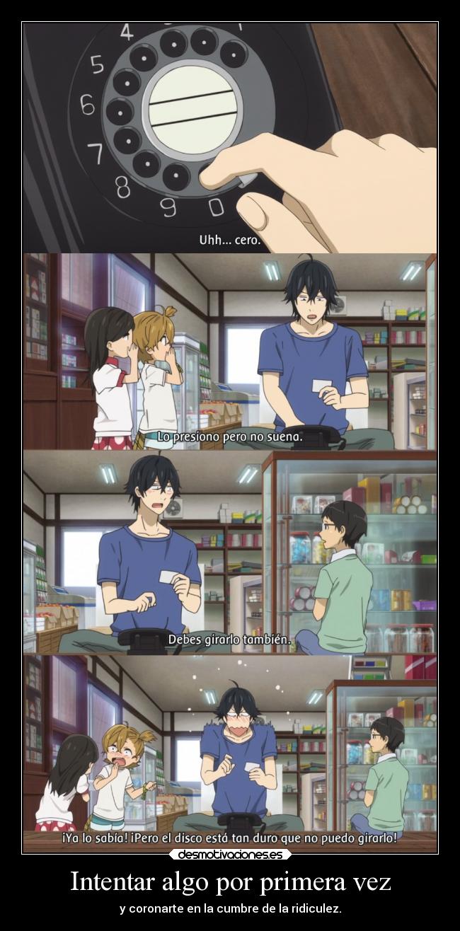 Intentar algo por primera vez -