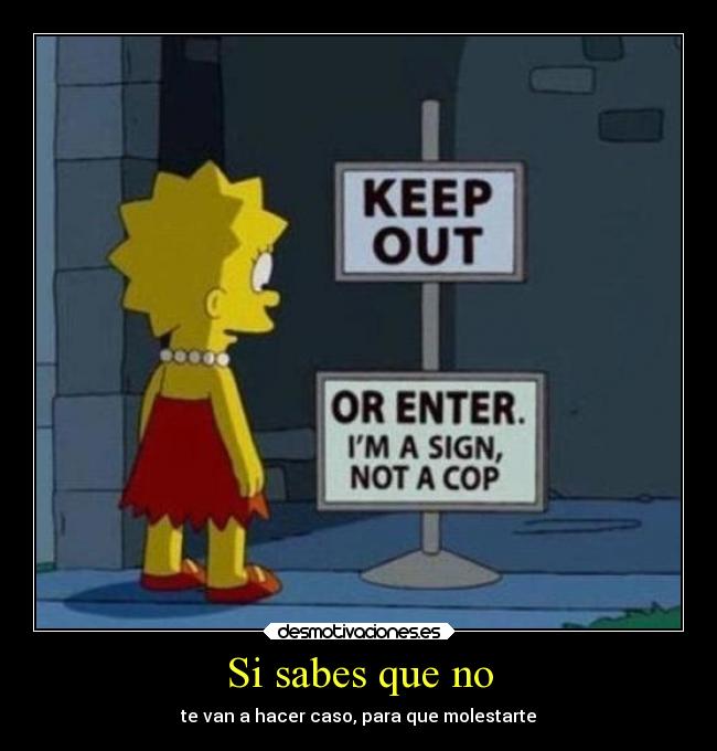 Si sabes que no - 