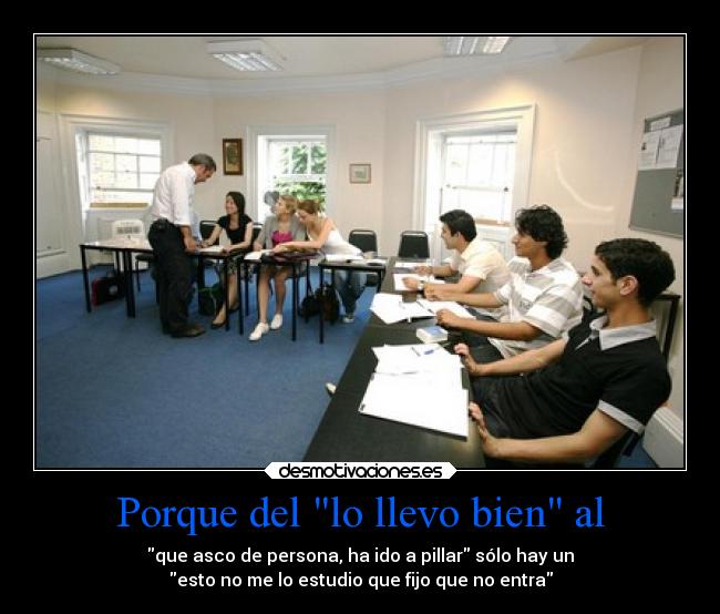 Porque del lo llevo bien al - 