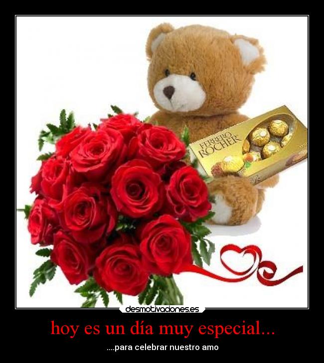 hoy es un día muy especial... - ....para celebrar nuestro amo