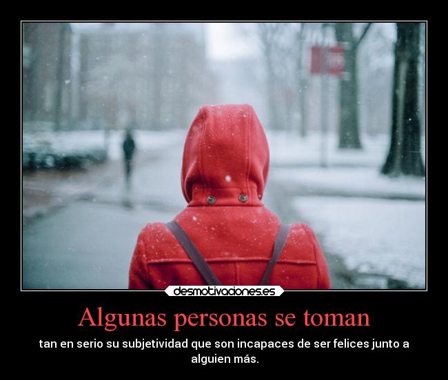 Algunas personas se toman - 