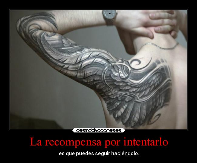 La recompensa por intentarlo -