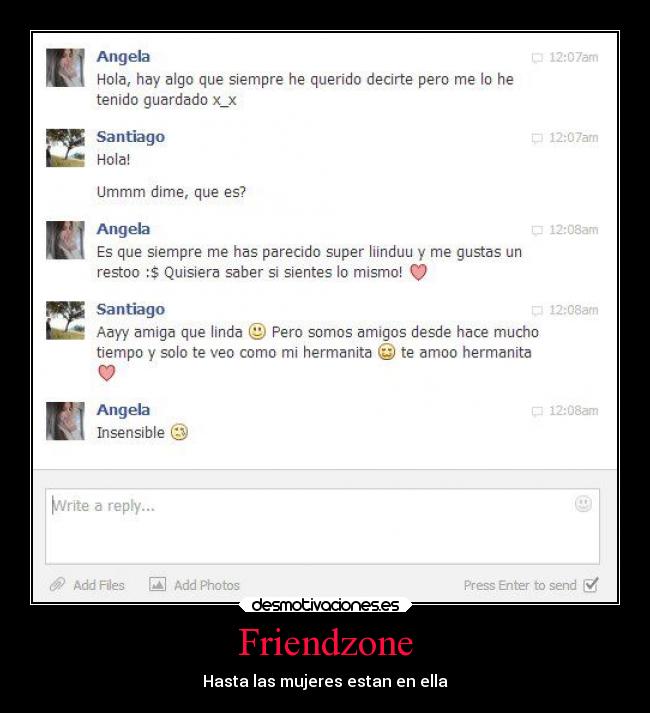 Friendzone - Hasta las mujeres estan en ella