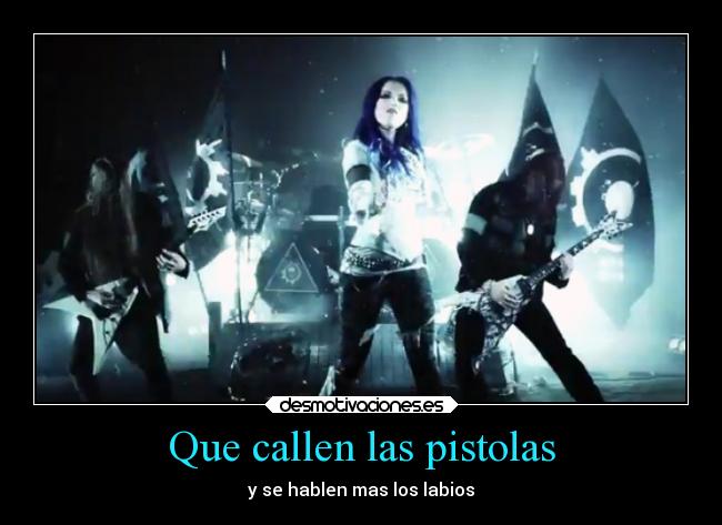 Que callen las pistolas - y se hablen mas los labios