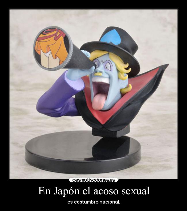 En Japón el acoso sexual -