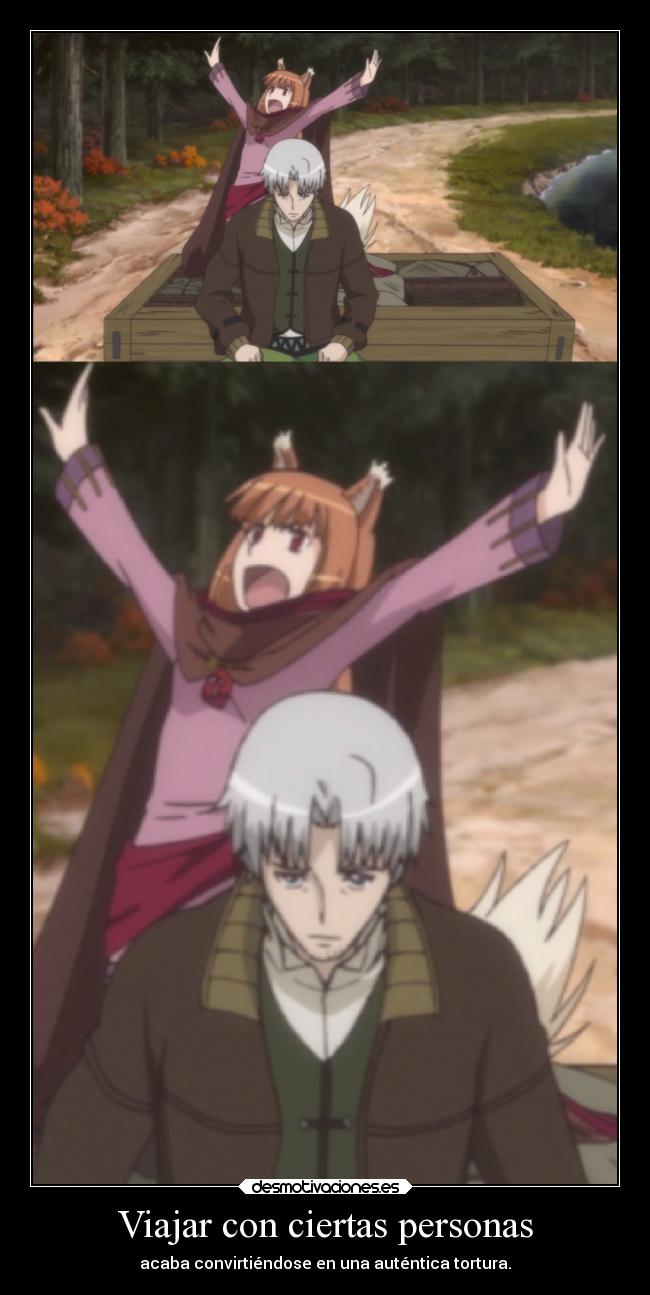 Viajar con ciertas personas -