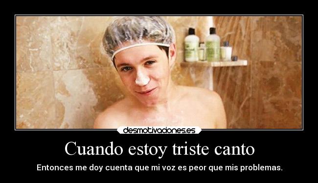 Cuando estoy triste canto -
