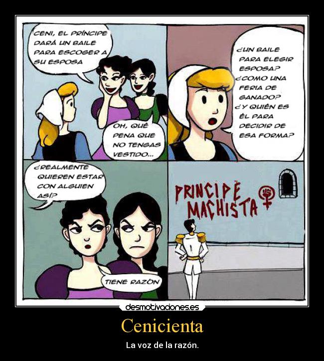 Cenicienta - La voz de la razón.