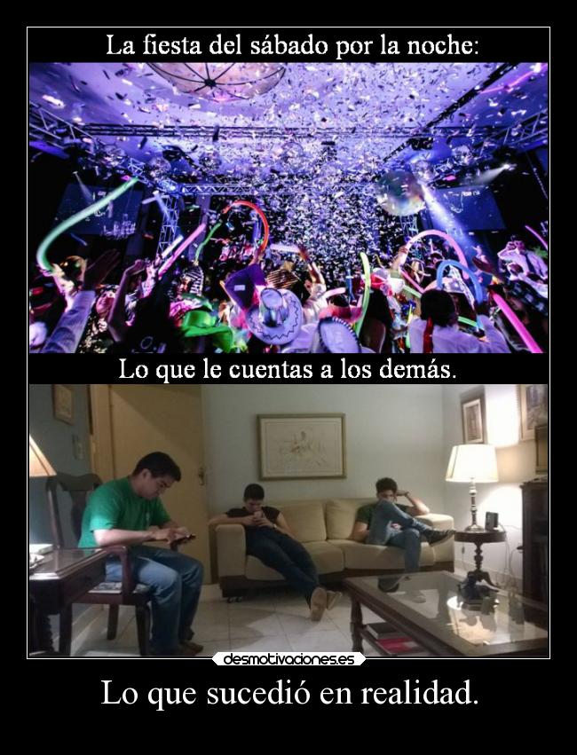 Lo que sucedió en realidad. -