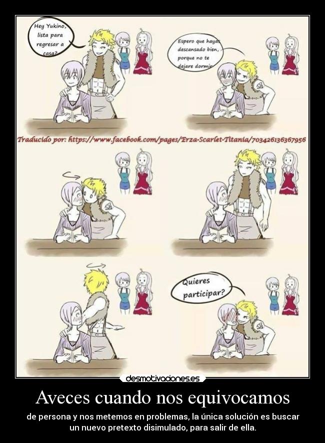 Aveces cuando nos equivocamos -