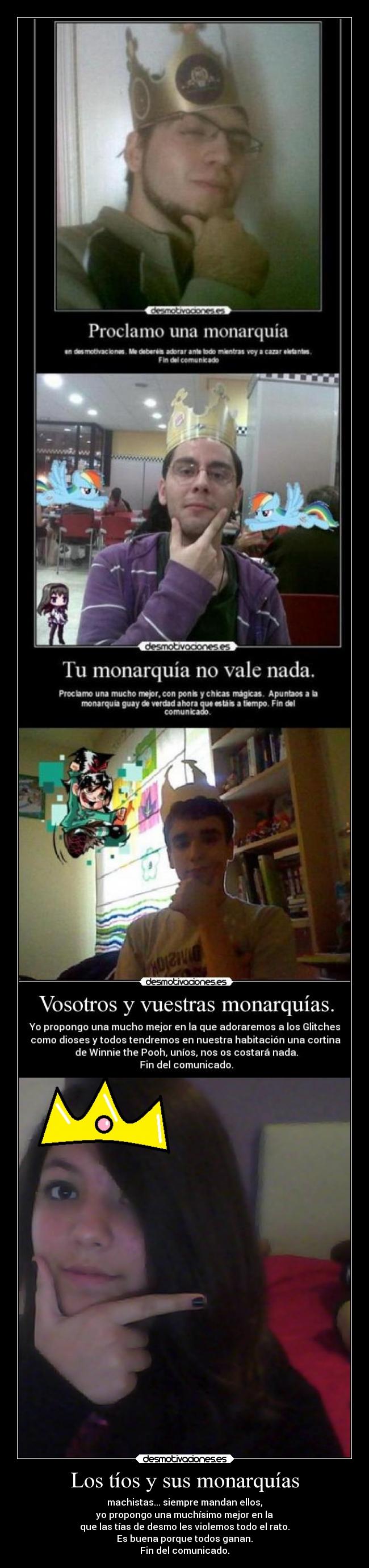 Los tíos y sus monarquías -