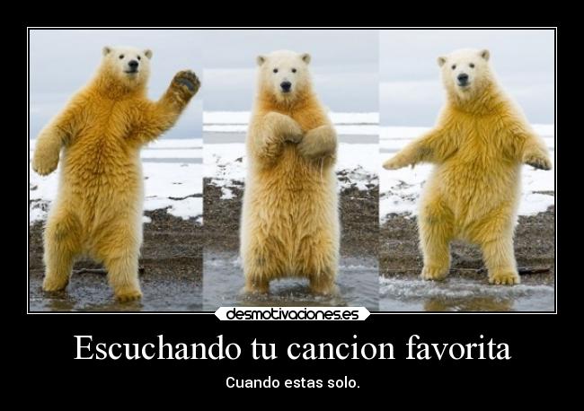 Escuchando tu cancion favorita -