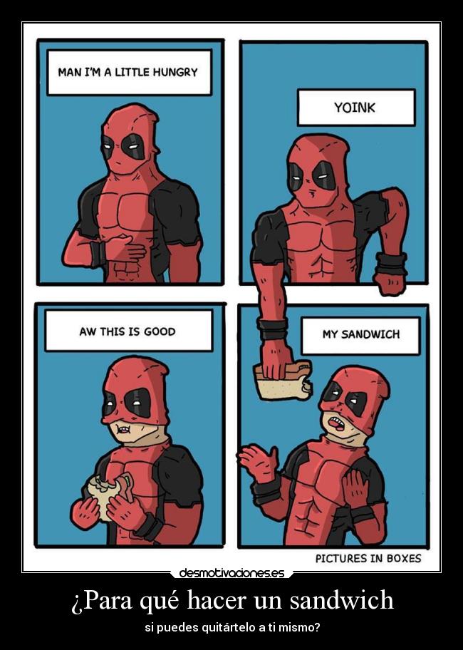 ¿Para qué hacer un sandwich - 