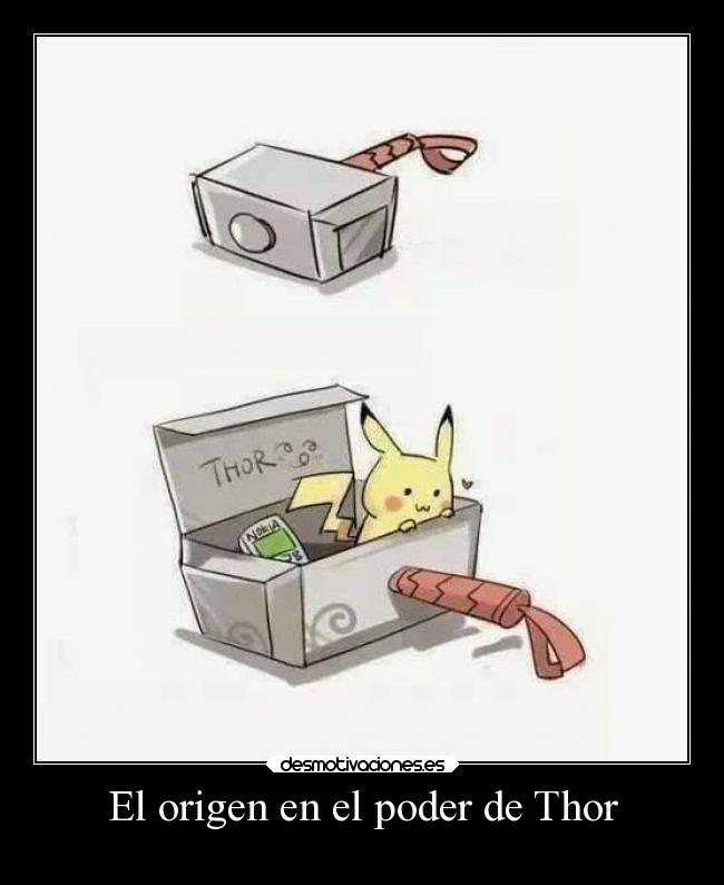 El origen en el poder de Thor -