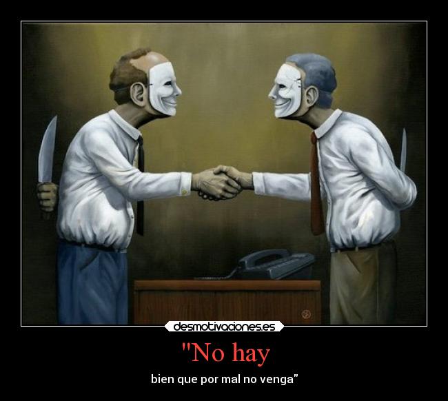 No hay -