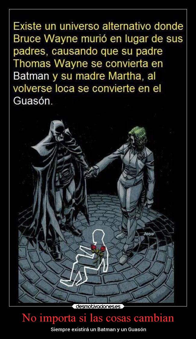 No importa si las cosas cambian - 